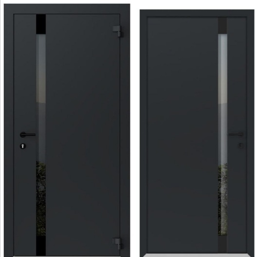 Alumīnija metāla ārdurvis Boston AG4 6059